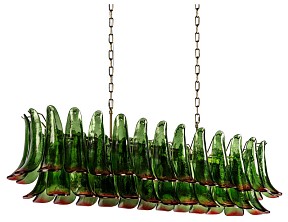 Подвесная люстра Loft it Lilou бронза арт. 10600/1200R Green red