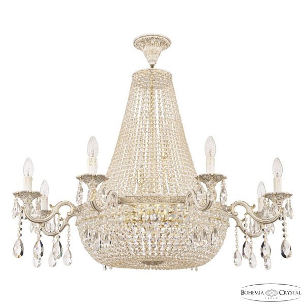 Потолочная люстра Bohemia Ivele Crystal AL2211 белый арт. AL2211H201/8/100OL WMG