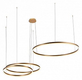 Подвесной светильник Loft it Ring золото арт. 10017/3L