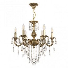 Подвесная люстра Bohemia Ivele Crystal AL7901 золото арт. AL79101/6/175 B GB