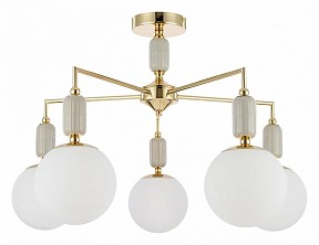 Люстра на штанге Lumion Vivien золото арт. 6580/5C