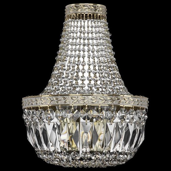 Бра Bohemia Ivele Crystal 1904 золото арт. 19041B/H1/25IV GW