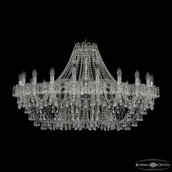 Подвесная люстра Bohemia Ivele Crystal 1410 никель арт. 1410/20/400 Ni V0300