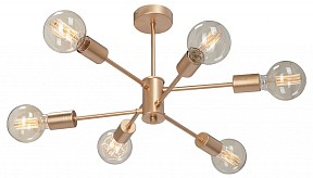 Люстра на штанге Vitaluce V39940 желтый арт. V39940-8/6PL