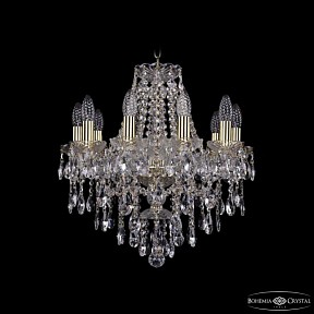 Подвесная люстра Bohemia Ivele Crystal 1415 золото арт. 1415/10/165 G