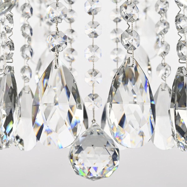 Подвесная люстра Bohemia Ivele Crystal AL7901 никель арт. AL79101/6/175 B NW