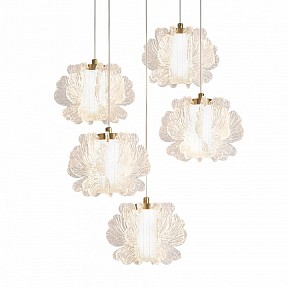 Подвесная люстра Freya Flower латунь арт. FR5579PL-L40BS