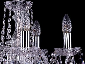 Подвесная люстра Bohemia Ivele Crystal 1402 металл арт. 1402/5/141/Ni