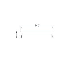 Рассеиватель Arlight SL-SLIM15 белый арт. 065382