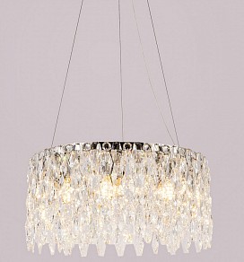 Подвесная люстра ILLUMICO  хром арт. IL5051-500PZF-25 CH ELITE