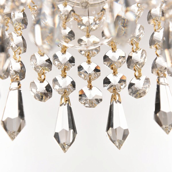 Подвесной светильник Bohemia Ivele Crystal 1478 золото арт. 14781P/16 G Drops