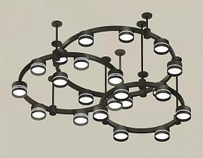 Подвесная люстра Ambrella Light XR черный арт. XR92222200