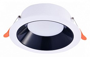 Встраиваемый светильник Эра LED 21-24-6K черный арт. Б0062149