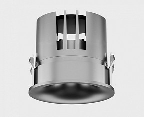Встраиваемый светильник Italline IT014-0208 никель арт. IT014-0208 nickel