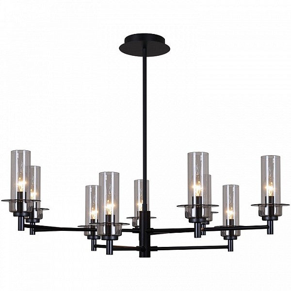 Люстра на штанге ILLUMICO IL2216 черный арт. IL2216-9PLS-24 HIGHBALL