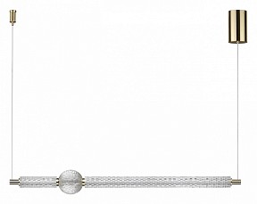 Подвесной светильник Odeon Light Crystal желтый арт. 5008/28L