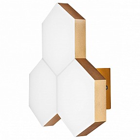 Накладной светильник Lightstar Favo LED золото арт. 750631