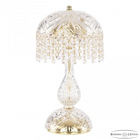 Настольная лампа декоративная Bohemia Ivele Crystal 1478 золото арт. 14781L1/22 G R