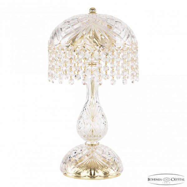 Настольная лампа декоративная Bohemia Ivele Crystal 1478 золото арт. 14781L1/22 G R