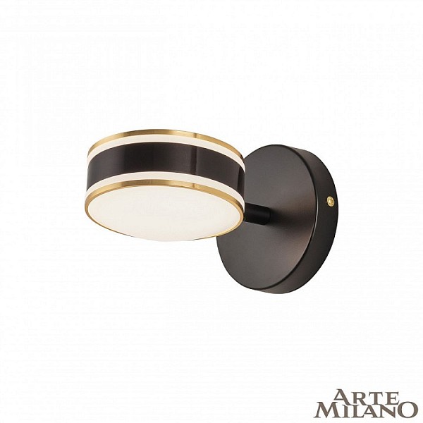 Бра Arte Milano Ferrara-71040 черный арт. 277599/1B BK/GD
