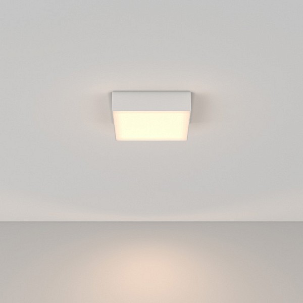 Накладной светильник Maytoni Zon белый арт. C032CL-24W3K-SQ-W