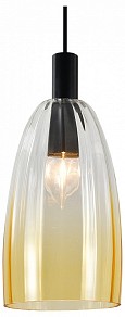 Подвесной светильник Indigo Soave черный арт. 11047/C/1P Amber