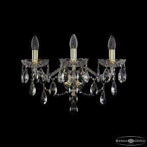 Бра Bohemia Ivele Crystal 1415 золото арт. 1415B/3/200/XL G