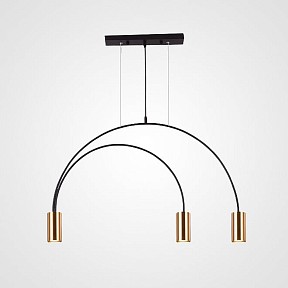 Подвесной светильник Imperiumloft Arc Gold черный арт. ARC01