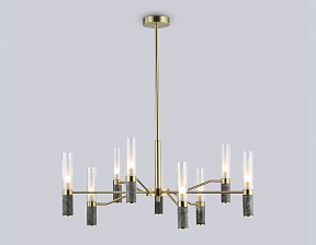 Люстра на штанге Ambrella Light LH золото арт. LH53355