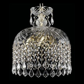 Подвесной светильник Bohemia Ivele Crystal 1478 золото арт. 14781/25 G Leafs