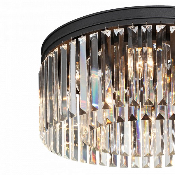 Потолочная люстра Vitaluce V5180 черный арт. V5180-1/8PL