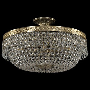 Светильник на штанге Bohemia Ivele Crystal 1901 золото арт. 19011/45IV G