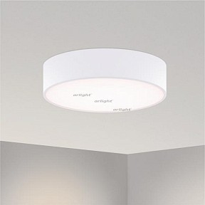 Накладной светильник Arlight SP-TOR-PILL-R600-50W Day4000 (WH, 120 deg) белый арт. 022130(1)