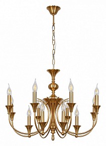 Подвесная люстра Arte Lamp Collinetta медь арт. A4094LM-12PB
