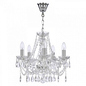 Подвесная люстра Bohemia Ivele Crystal 107 никель арт. 107/5/141 Ni