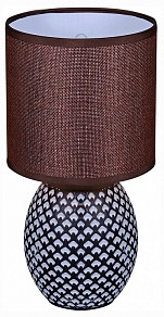 Настольная лампа декоративная Reluce  белый арт. 98401-0.7-01 DARK BROWN