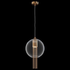 Подвесной светильник Maytoni Flusso коричневый арт. P095PL-01BZ1