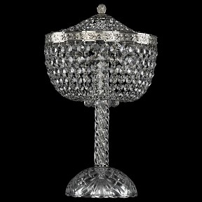 Настольная лампа декоративная Bohemia Ivele Crystal 1928 металл арт. 19281L4/25IV Ni