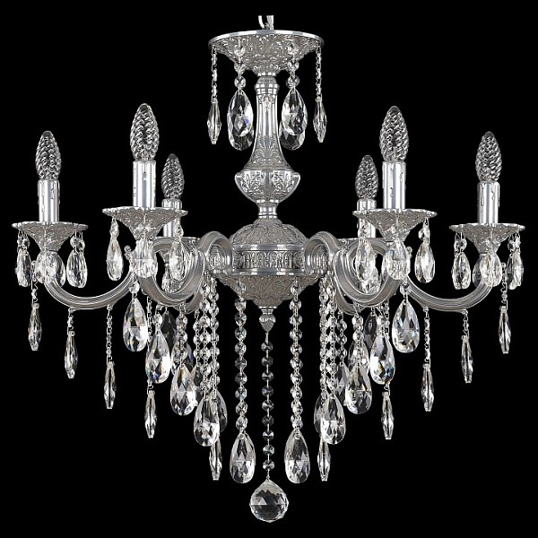 Подвесная люстра Bohemia Ivele Crystal AL7801 металл арт. AL78101/6/210 B CG