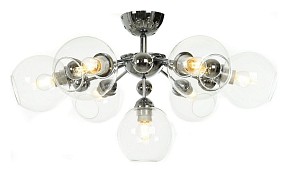 Люстра на штанге LUMINA DECO Devoli хром арт. LDC 8040-7 CHR+PR