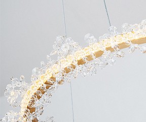 Подвесной светильник Kink Light Лаура латунь арт. 08243,36A(4000K)
