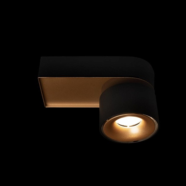 Накладной светильник Loft it Knof черный арт. 10324/A Gold Black