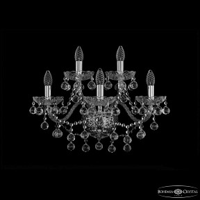 Бра Bohemia Ivele Crystal 1409 никель арт. 1409B/3+2/195/XL Ni