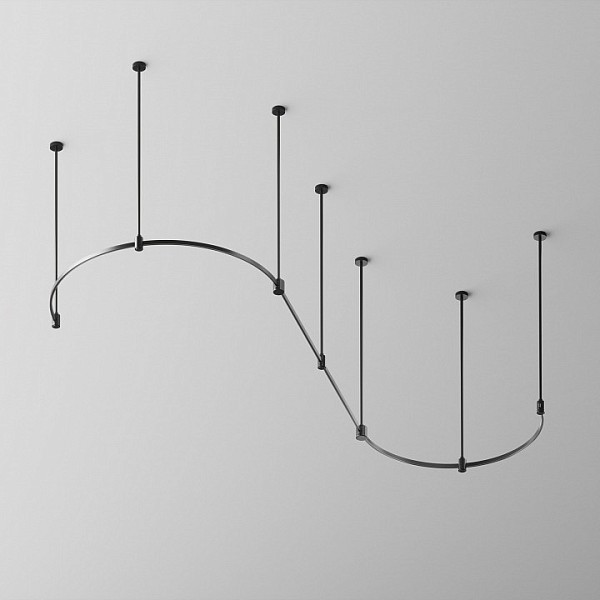 Трек Maytoni Busbar trunkings Flarity черный арт. TRX154-SR-D800-B