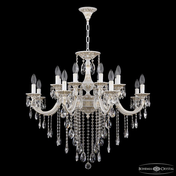 Подвесная люстра Bohemia Ivele Crystal AL7811 белый арт. AL78118/16/285 B WMG