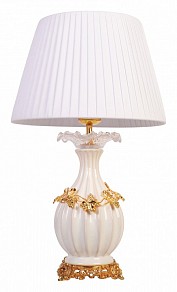 Настольная лампа декоративная Abrasax 8107 белый арт. TL.8107-1GO