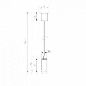 Подвес для профиля Arlight S-LUX серый арт. 031804