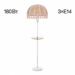 Торшер с полкой Citilux Базель белый арт. CL407925T