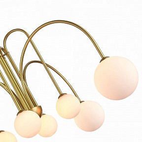 Люстра на штанге ST-Luce Jineto желтый арт. SL1204.202.08