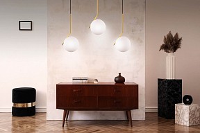 Подвесной светильник LUMINA DECO Sorento золото арт. LDP 1215-300 WT+GD